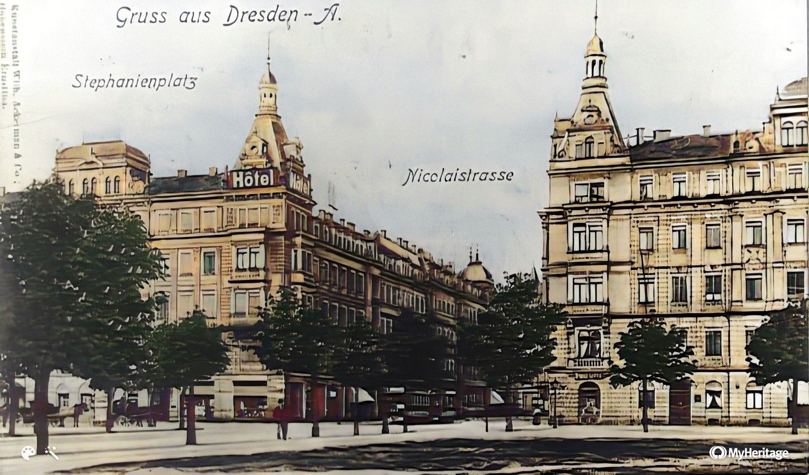 Stephanienplatz und Hotel Stephanienhof Stephanienplatz und Hotel Stephanienhof